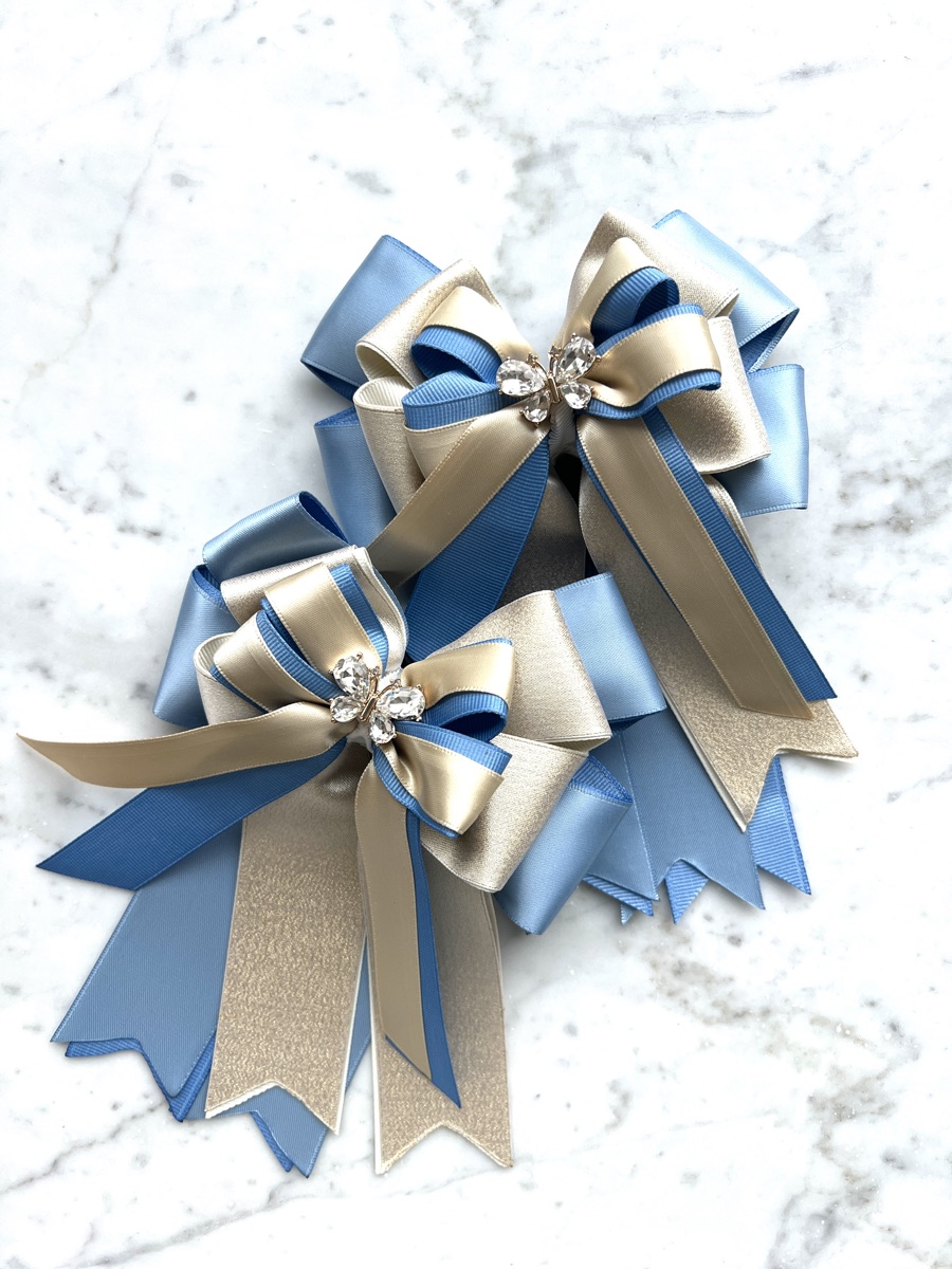 Powder Blue & Champagne